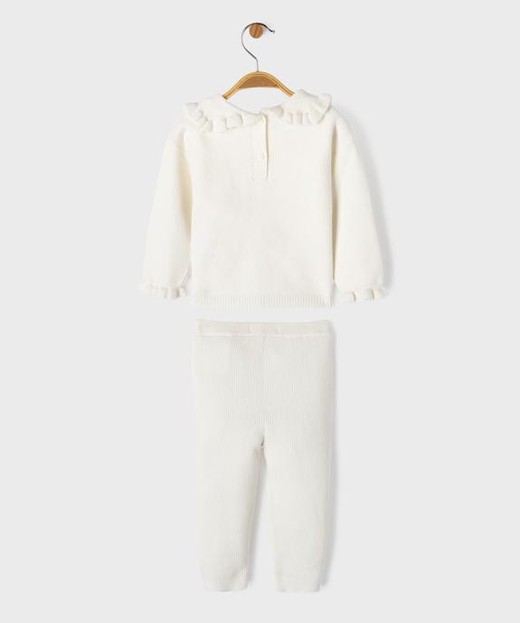 Ensemble 2 pièces en maille bébé fille pull et legging vue5 - GEMO 4G BEBE - GEMO