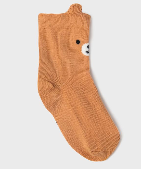 Chaussettes tige haute fantaisie bébé (lot de 5 paires) vue3 - GEMO 4G BEBE - GEMO