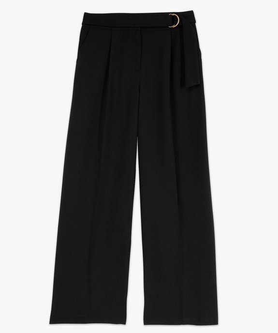 Pantalon large élégant à plis femme vue4 - GEMO(FEMME PAP) - GEMO
