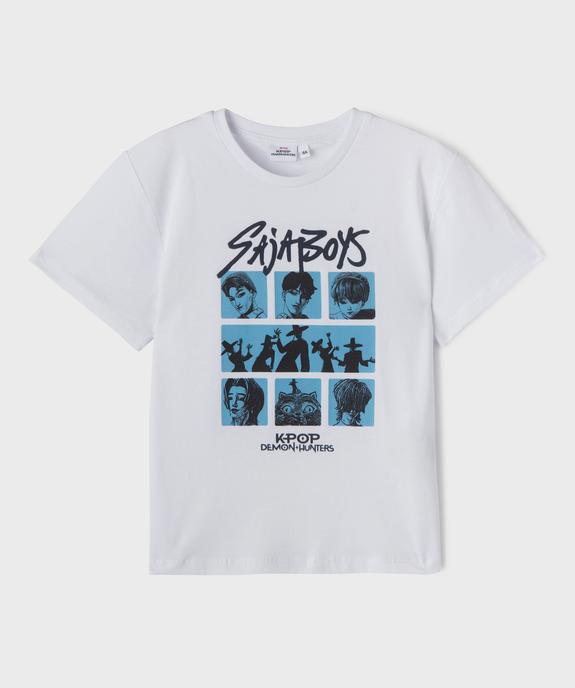 Tee-shirt manches courtes motif Saja Boys garçon - K-Pop Demon Hunters vue1 - KPOP DEMON HUNTERS - GEMO