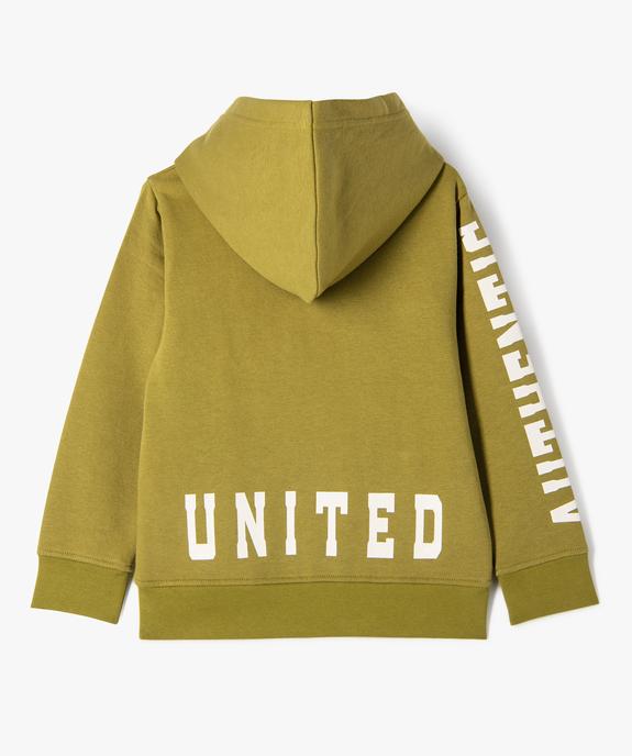Sweat à capuche et poche colorée garçon - Camps United vue4 - CAMPS - GEMO