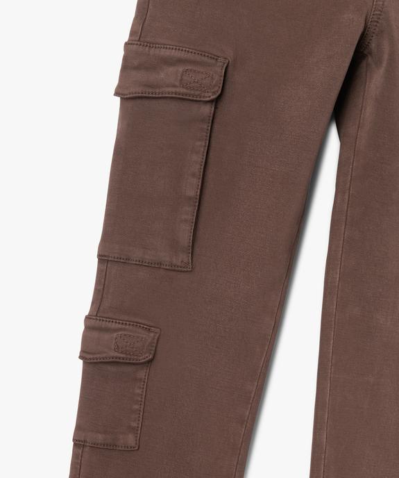 Pantalon cargo style jogger garçon vue2 - GEMO (JUNIOR) - GEMO