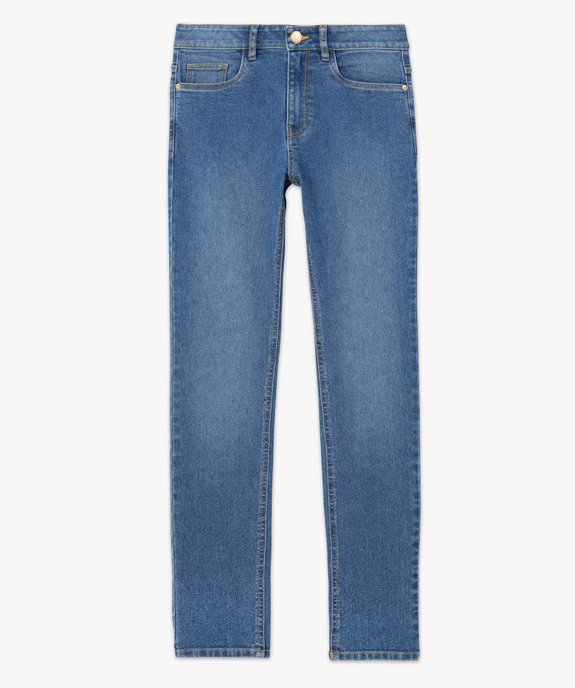 Jean femme coupe Slim taille haute – Longueur L26 vue4 - GEMO 4G FEMME - GEMO