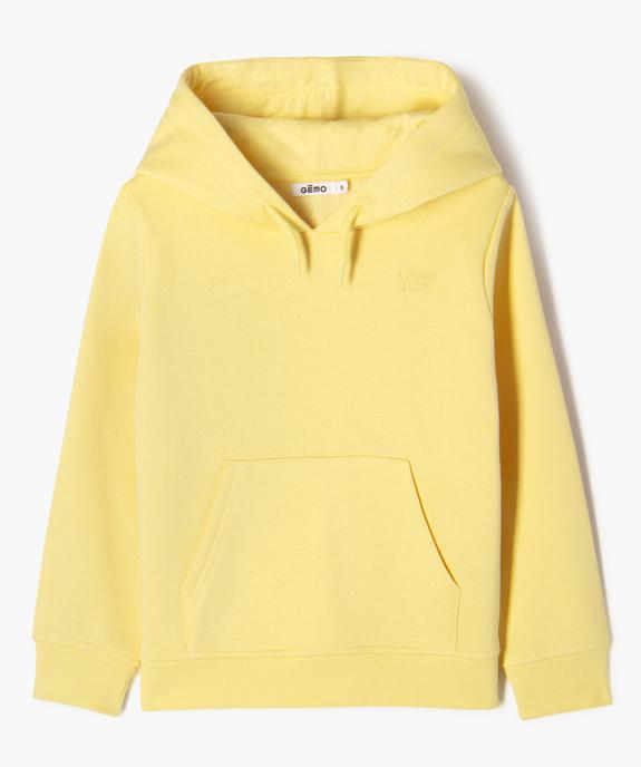Sweat à capuche intérieur molletonné garçon vue1 - GEMO (ENFANT) - GEMO