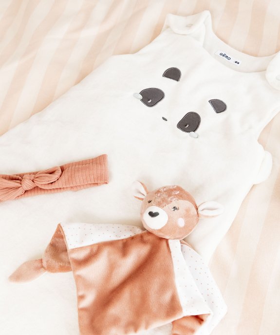 Doudou plat avec tête de biche bébé vue7 - GEMO (ACCESS) - GEMO