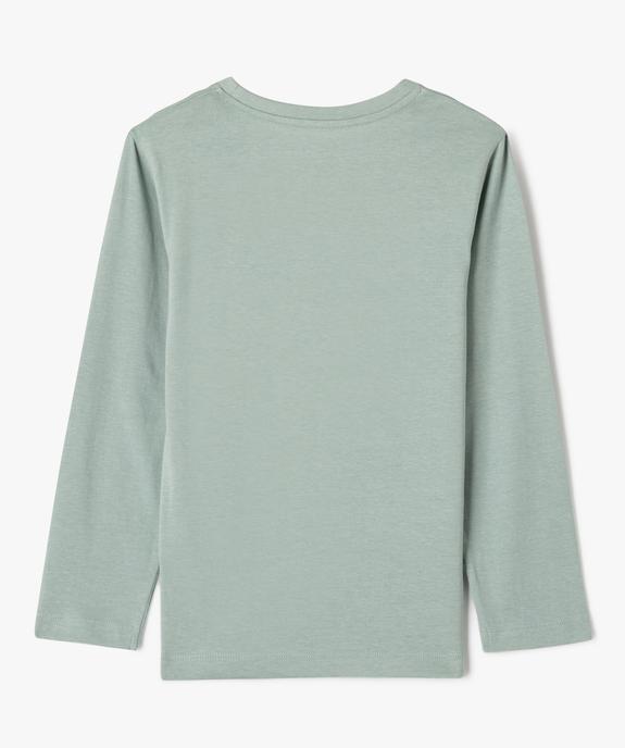 Tee-shirt manches longues imprimé garçon vue3 - GEMO 4G GARCON - GEMO