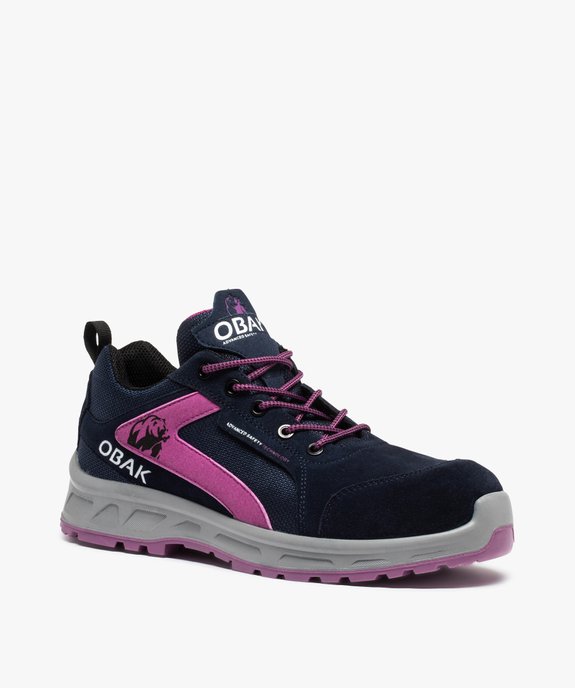 Chaussures de sécurité femme à lacets S1P - Obak Phobos vue2 - OBAK - GEMO