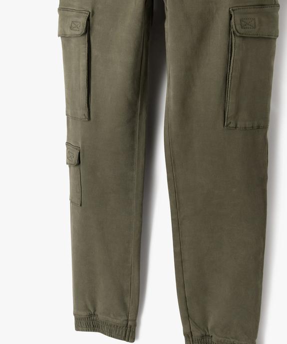 Pantalon cargo style jogger garçon vue2 - GEMO (JUNIOR) - GEMO