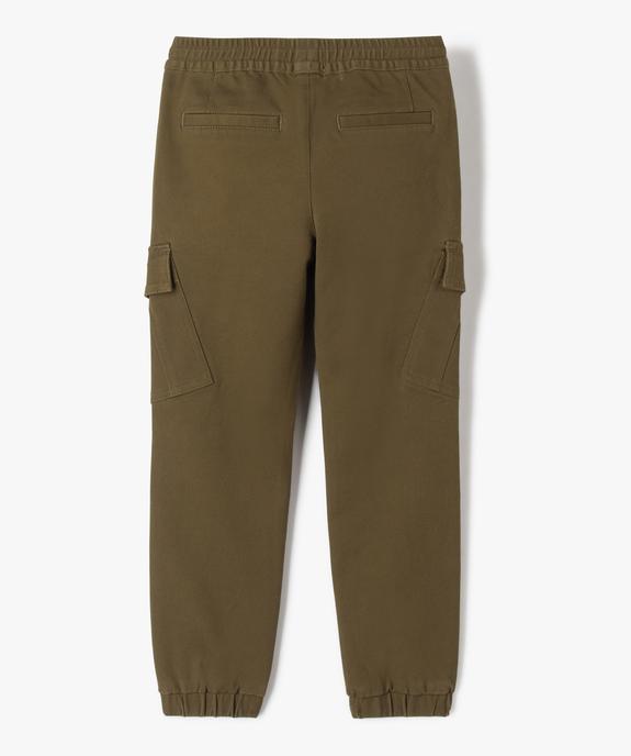 Pantalon cargo coupe slim garçon vue3 - LULUCASTAGNETTE - GEMO