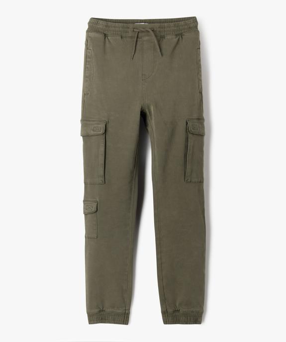 Pantalon cargo style jogger garçon vue1 - GEMO (JUNIOR) - GEMO