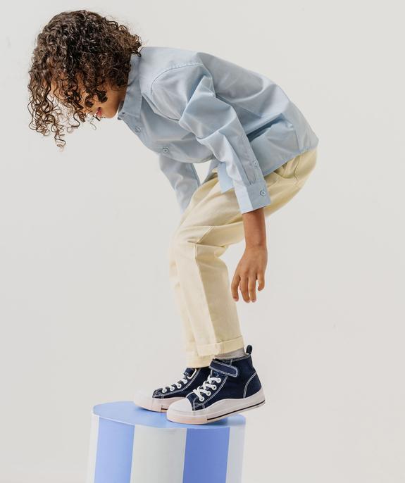 Pantalon chino taille ajustable garçon vue4 - GEMO (ENFANT) - GEMO