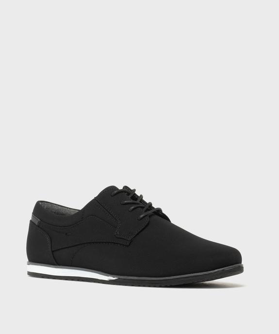 Derbies à semelle sportswear dessus textile homme - Mario Baldano vue8 - MARIO BALDANO - GEMO