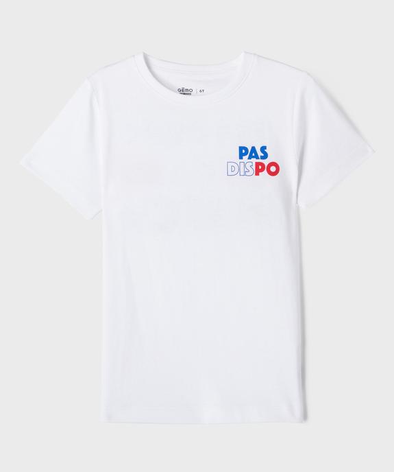 Tee-shirt manches courtes spécial coupe du monde enfant vue2 - GEMO 4G GARCON - GEMO