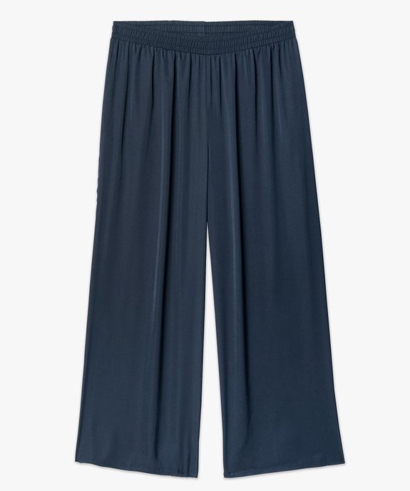 Pantacourt femme grande taille coupe large  vue4 - GEMO (G TAILLE) - GEMO