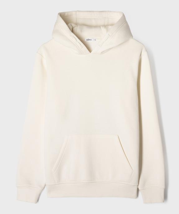 Sweat à capuche imprimé intérieur molletonné garçon vue2 - GEMO (JUNIOR) - GEMO