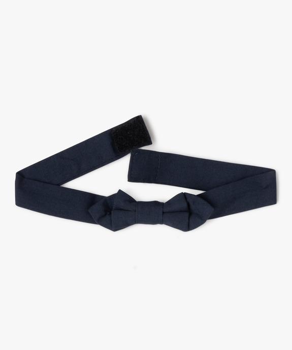 Chemise à manches courtes avec noeud papillon bébé garçon vue4 - GEMO(BEBE DEBT) - GEMO