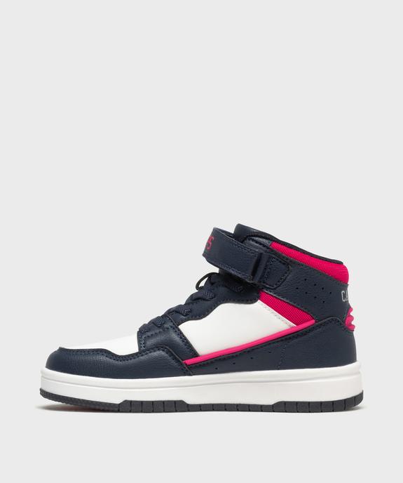 Baskets mid-cut à lacets élastiques et scratch fille - Camps United vue4 - CAMPS GEMO FOR GOOD - GEMO