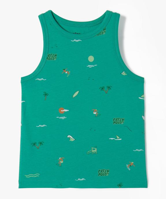 Débardeur imprimé surf garçon vue1 - GEMO (ENFANT) - GEMO
