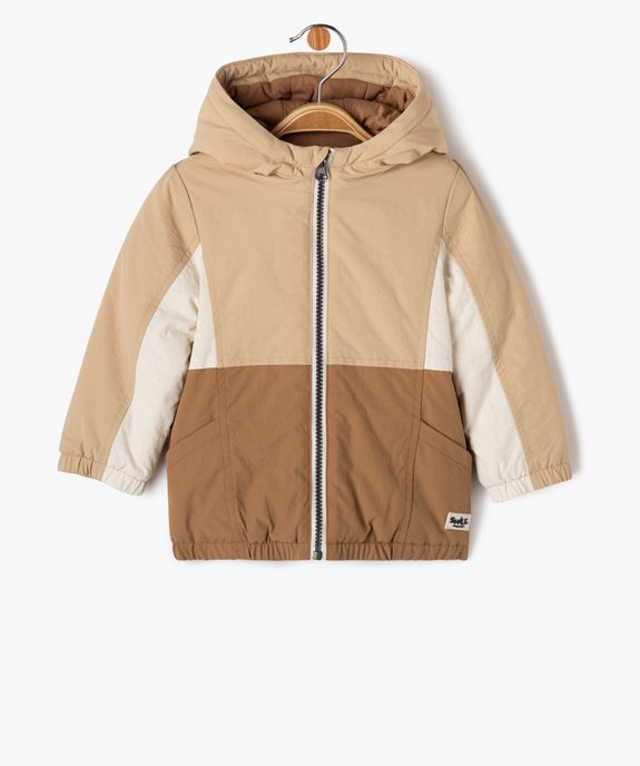 Blouson à capuche multicolore bébé garçon vue1 - GEMO 4G BEBE - GEMO