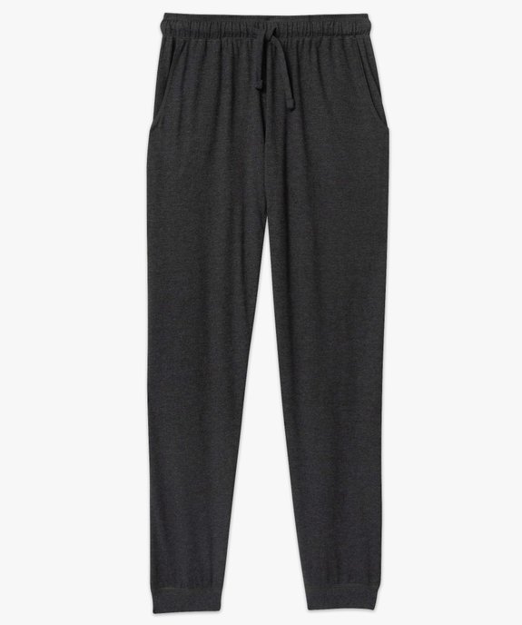 Pantalon de pyjama en jersey à taille élastique homme vue8 - GEMO(HOMWR HOM) - GEMO