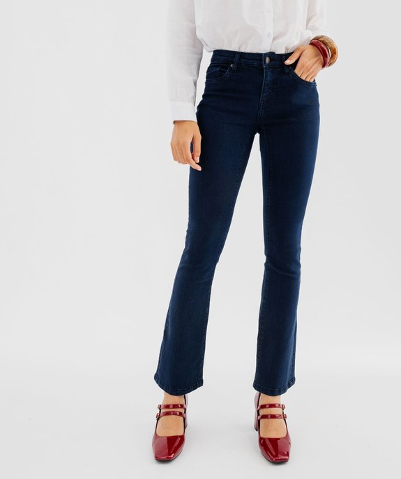 Jean coupe Bootcut taille normale femme vue8 - GEMO 4G FEMME - GEMO