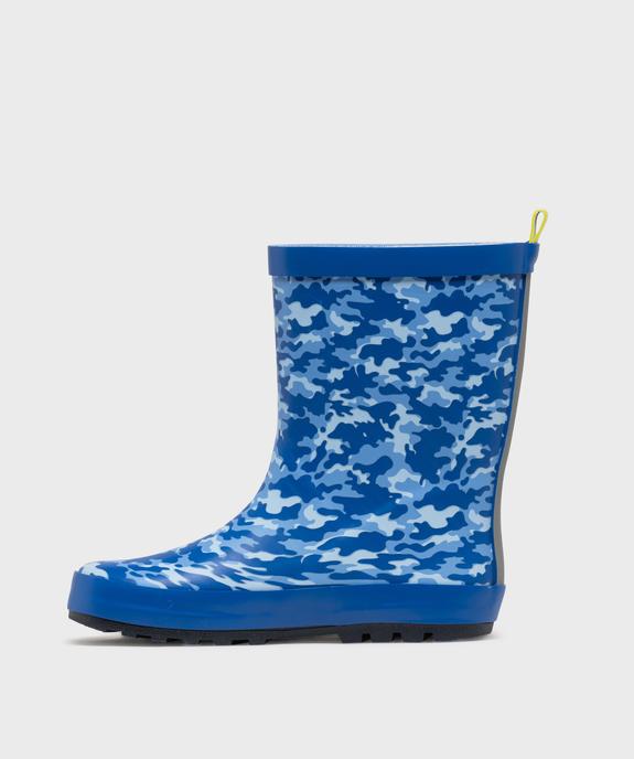 Bottes de pluie imprimé camo garçon - Buggy Shoes vue4 - BUGGY - GEMO