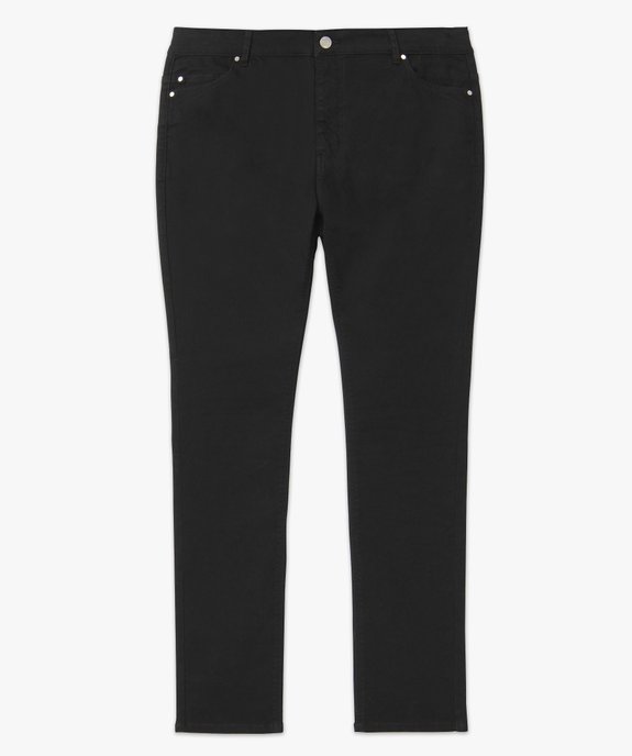 Pantalon coupe Regular taille ajustable femme grande taille vue4 - GEMO (G TAILLE) - GEMO
