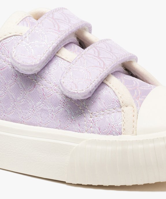 Baskets basses à scratch et reflets irisés fille vue7 - LOVELY WINGS GEMO FOR GOOD - GEMO