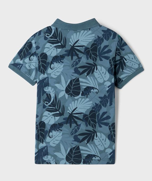 Polo imprimé fantaisie pour garçon vue3 - GEMO (ENFANT) - GEMO