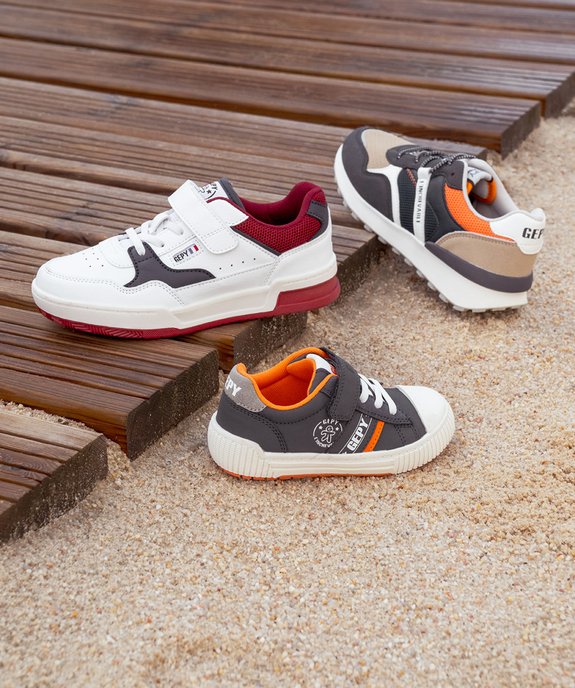Baskets jogger à lacets pour garçon vue6 - GEPY - GEMO