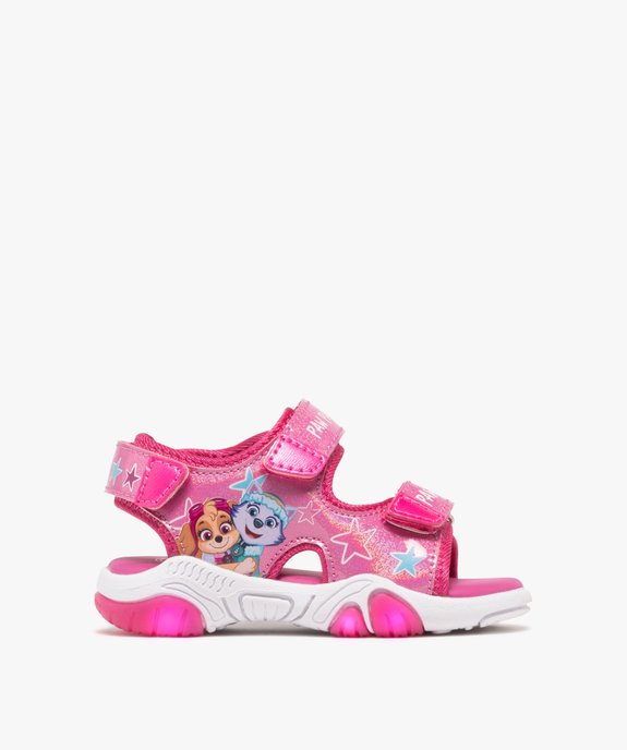 Sandales sport à semelle lumineuse bébé fille - La Pat'Patrouille vue1 - PAT PATROUILLE - GEMO