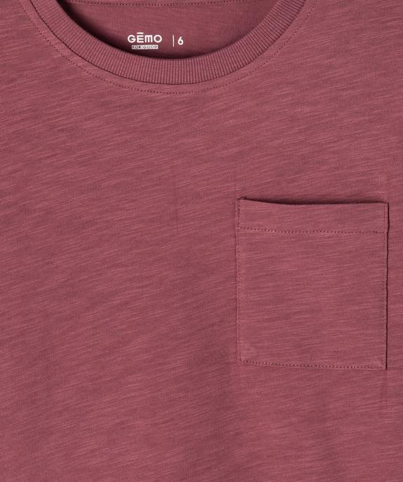 T-shirt manches longues poche garçon vue2 - GEMO (ENFANT) - GEMO
