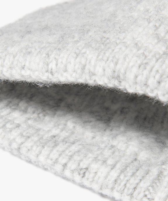 Bonnet à torsades modernes et revers femme vue2 - GEMO (ACCESS) - GEMO