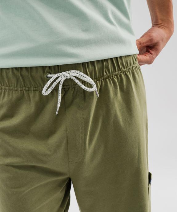 Pyjashort en jersey de coton imprimé homme - Roadsign vue6 - ROADSIGN GEMO FOR GOOD D - GEMO
