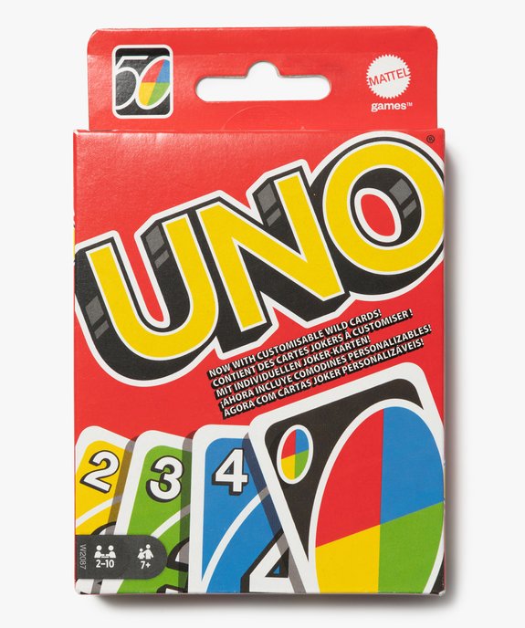 Jeu de cartes Uno - Mattel vue1 - DIVERS LICENCE - GEMO