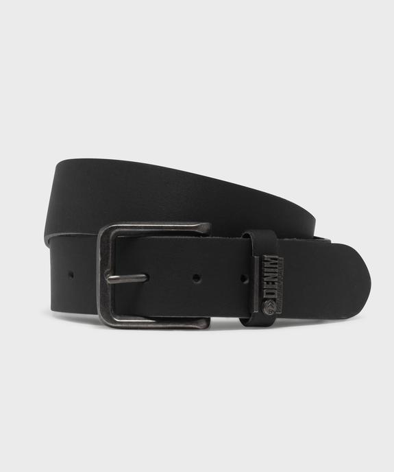 Ceinture en cuir à grosse boucle en métal vieilli homme vue3 - GEMO (ACCESS) - GEMO
