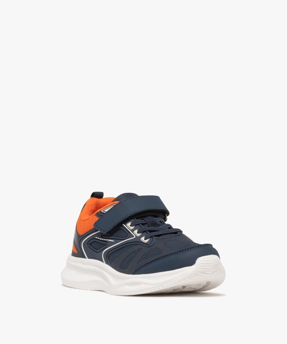 Baskets jogger à scratch garçon vue2 - 5 MILES - GEMO