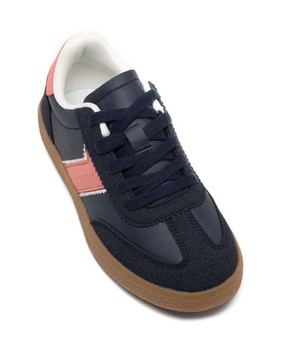 Baskets basses à lacets look rétro fille - Camps United vue5 - CAMPS GEMO FOR GOOD - GEMO