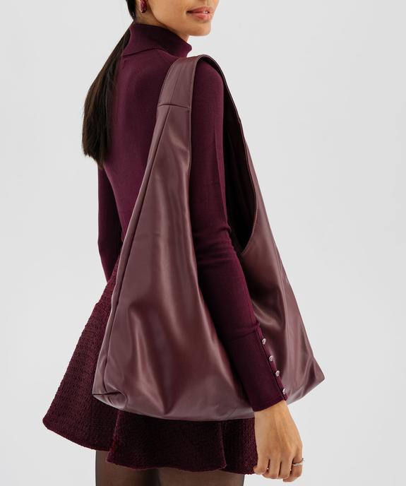 Sac cabas souple porté épaule femme vue5 - GEMO (ACCESS) - GEMO