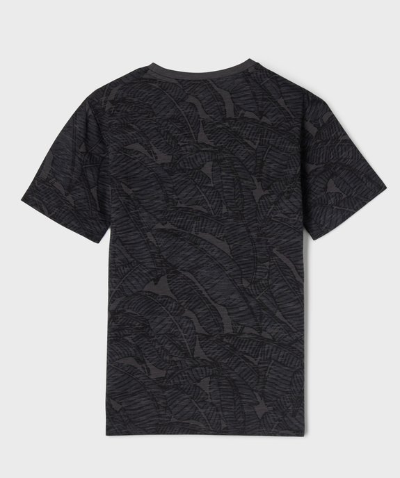 Tee-shirt imprimé feuillage garçon vue3 - GEMO 4G GARCON - GEMO