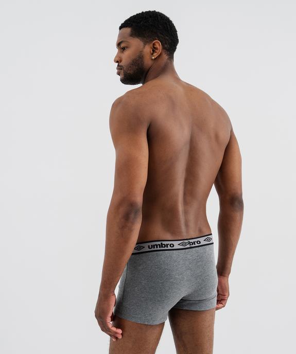 Boxers de sport en coton stretch homme (lot de 3) - Umbro vue2 - UMBRO - GEMO