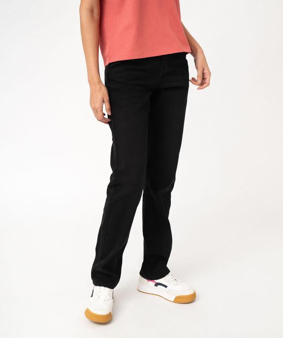Jean Regular taille haute femme grande longueur - L30 vue2 - GEMO(FEMME PAP) - GEMO