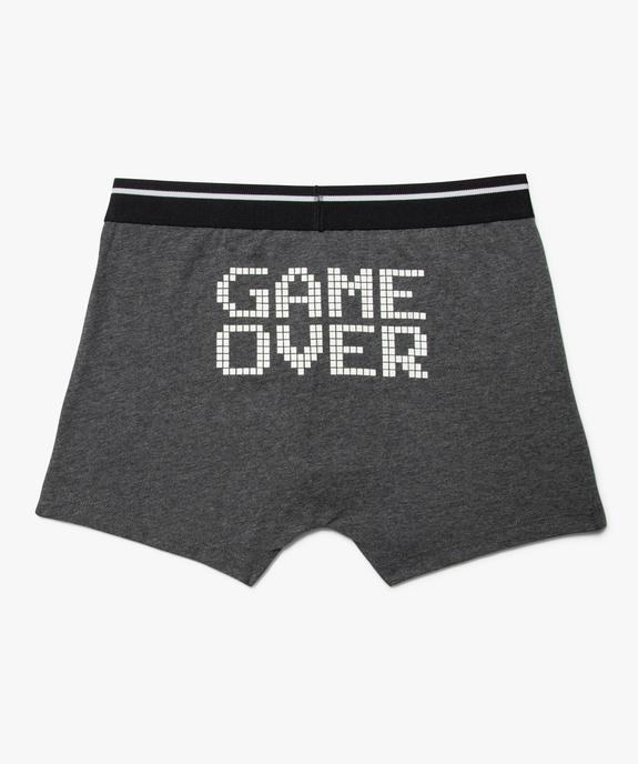 Boxer à motifs jeux video garçon (lot de 2) vue5 - GEMO 4G GARCON - GEMO