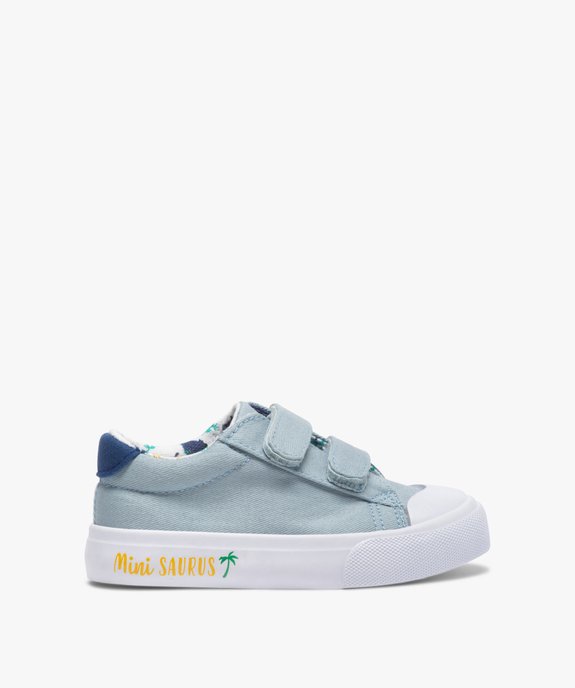 Tennis Bebe Garcon En Toile Fermeture Scratch Gemo