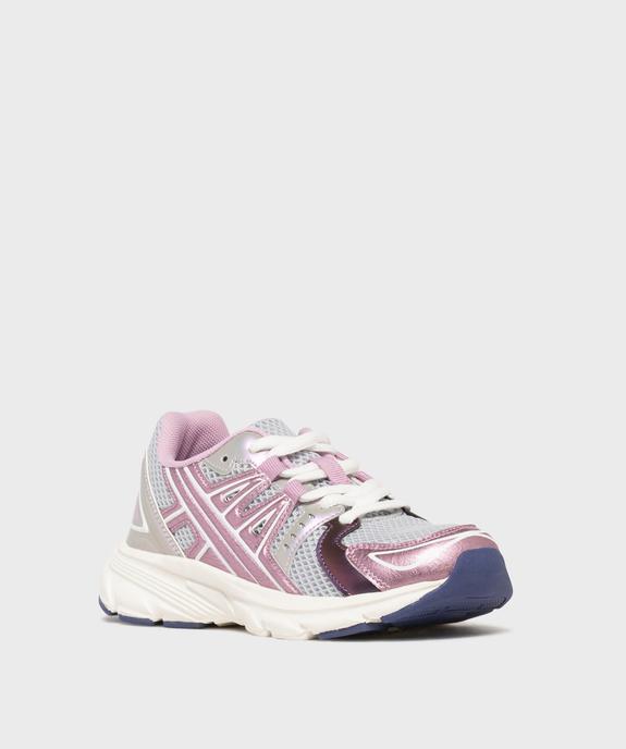 Baskets running en mesh avec détails effet métallisé fille - Lovely Wings vue2 - LOVELY WINGS - GEMO