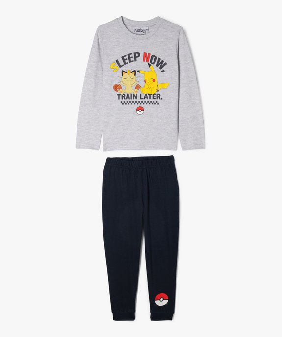 Pyjama avec motif Pikachu garçon - Pokemon vue1 - POKEMON - GEMO