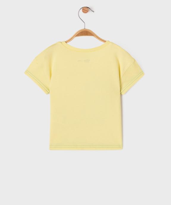 Tee-shirt manches courtes avec motif surf bébé garçon vue3 - GEMO 4G BEBE - GEMO