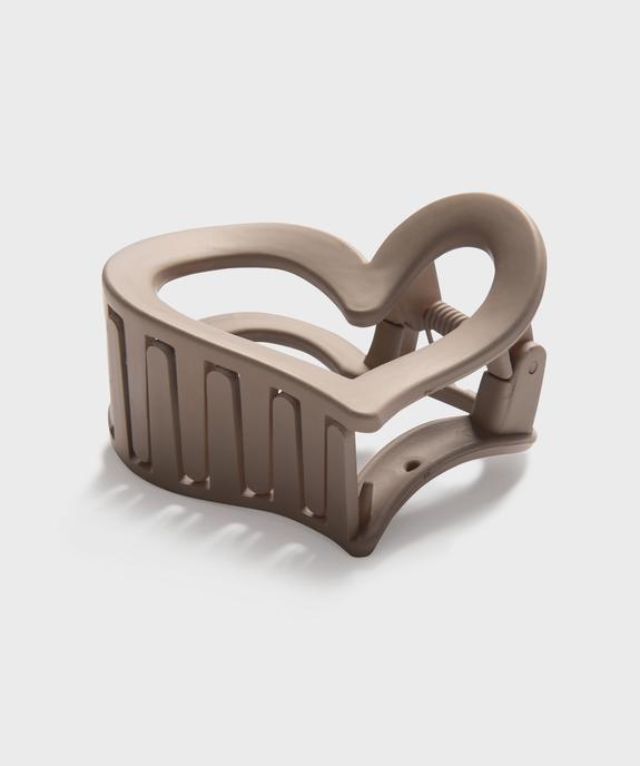 Pince crabe en forme de coeur femme vue2 - GEMO (ACCESS) - GEMO