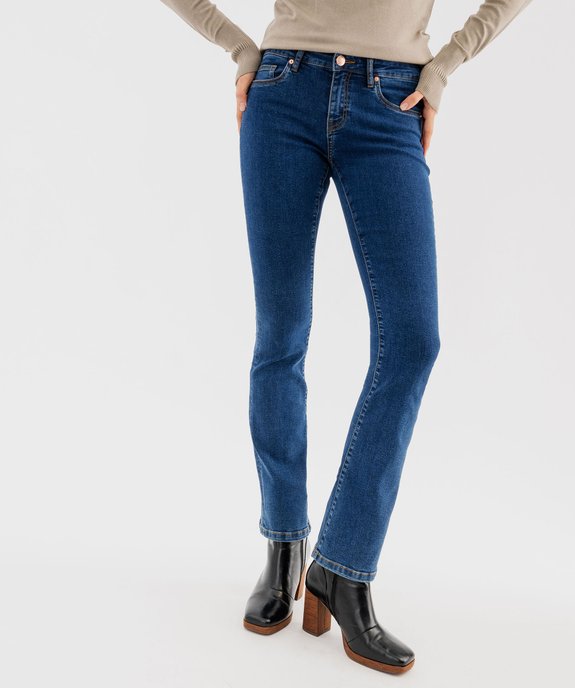 Jean petite longueur coupe bootcut femme - L26 vue5 - GEMO 4G FEMME - GEMO