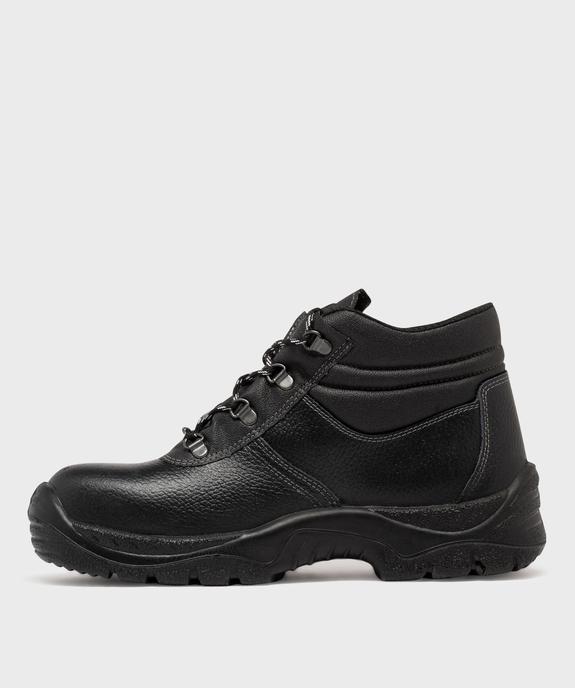 Chaussures de sécurité femme mid-cut dessus en cuir grainé et à lacets vue9 - GEMO (EQUIPT) - GEMO